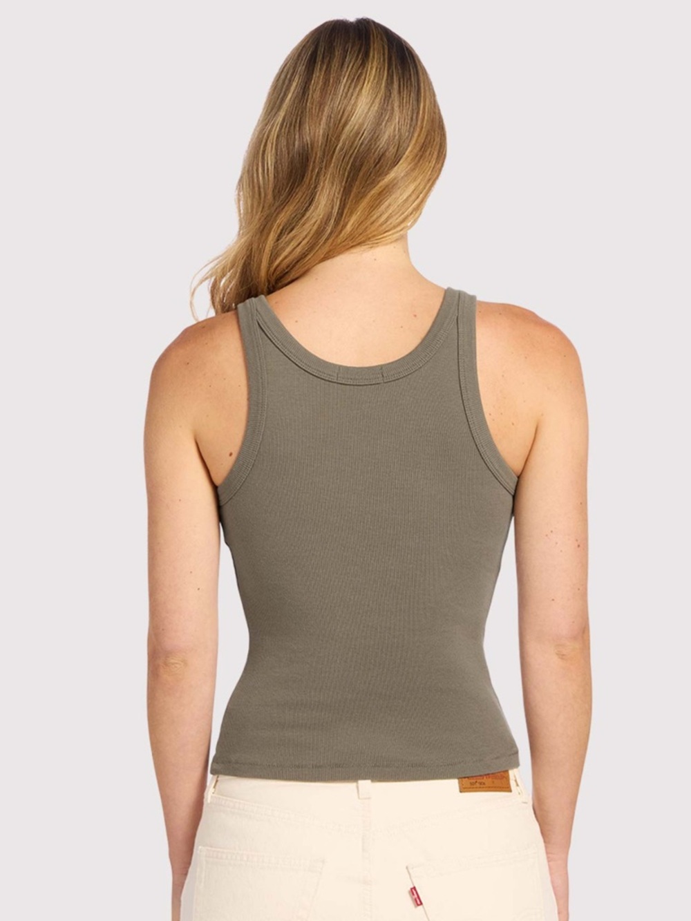 NWOT | Nuuds Essential Rib Tank Mocha - Picture 4 of 4